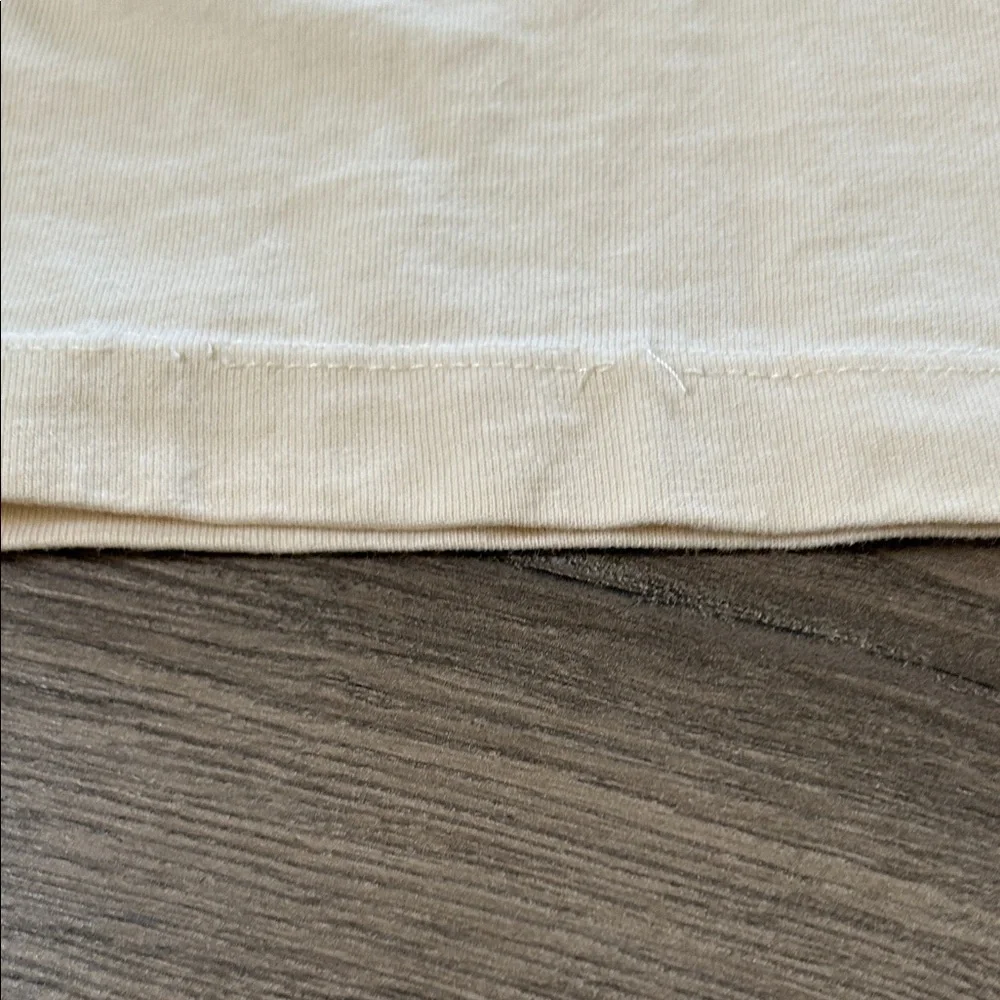 Fear of God Essentials Cream Men's T-Shirt XL - Picture 9 of 10